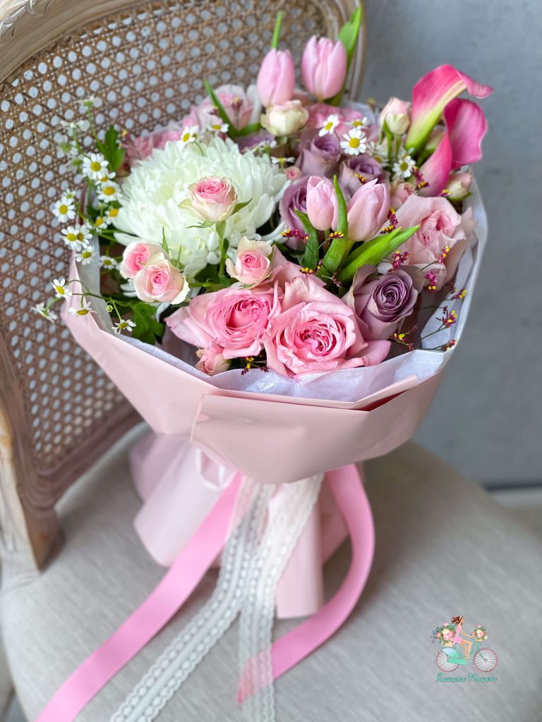 Cute girl bouquet